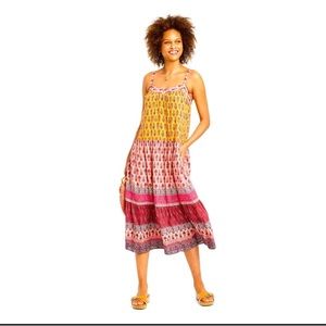 Knox Rose Desert Red Tiered Dress